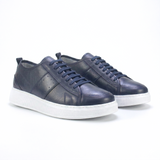 Sneakers Leather Bleu
