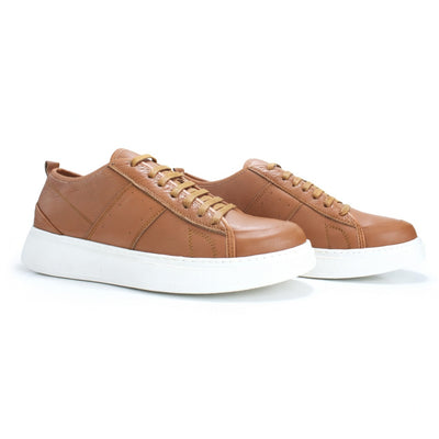 Sneakers Leather Tabac