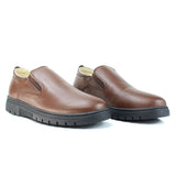Ballerine Médicale en Cuir Marron