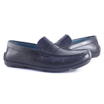 Mocassin en cuir