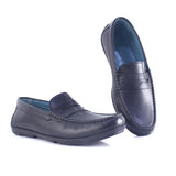 Mocassin en cuir