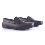 Mocassin en cuir