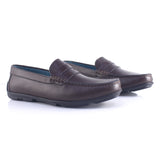 Mocassin en cuir