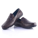 Mocassin en cuir