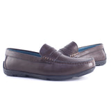 Mocassin en cuir