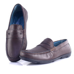 Mocassin en cuir