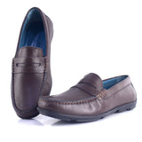 Mocassin en cuir
