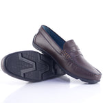 Mocassin en cuir