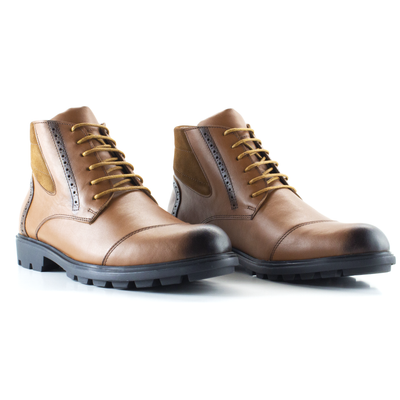 BOTTINE EN CUIR POUR HOMME