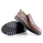 Ballerine Médicale en Cuir Marron