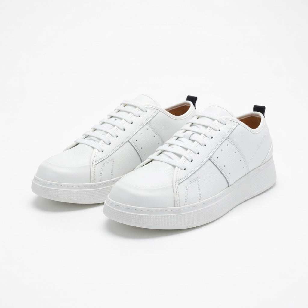Sneakers Leather Blanc