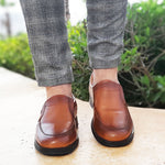 Chaussure confortable en cuir