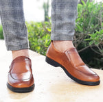 Chaussure confortable en cuir