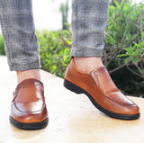 Chaussure confortable en cuir