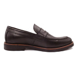 Chaussure en Cuir Marron