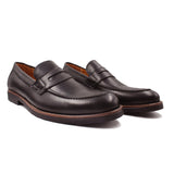 Chaussure en Cuir Marron