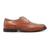 Derby brogue en Cuir Marron Clair