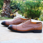 Chaussure oxford en cuir