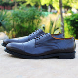 Chaussure oxford en cuir