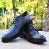 Chaussure oxford en cuir