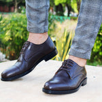 Chaussure oxford en cuir