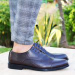 Chaussure oxford en cuir