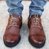 Chaussure derby en cuir