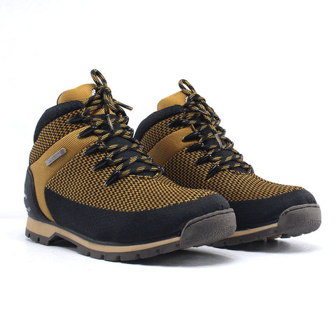 Lace Up Boots Jaune Nebeck