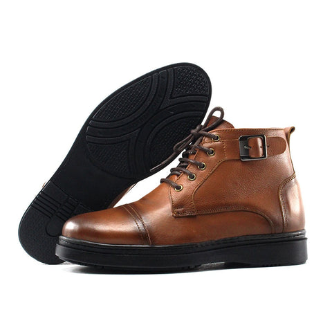 BOTTINE EN CUIR POUR HOMME